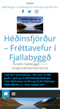 Mobile Screenshot of hedinsfjordur.is
