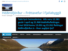 Tablet Screenshot of hedinsfjordur.is